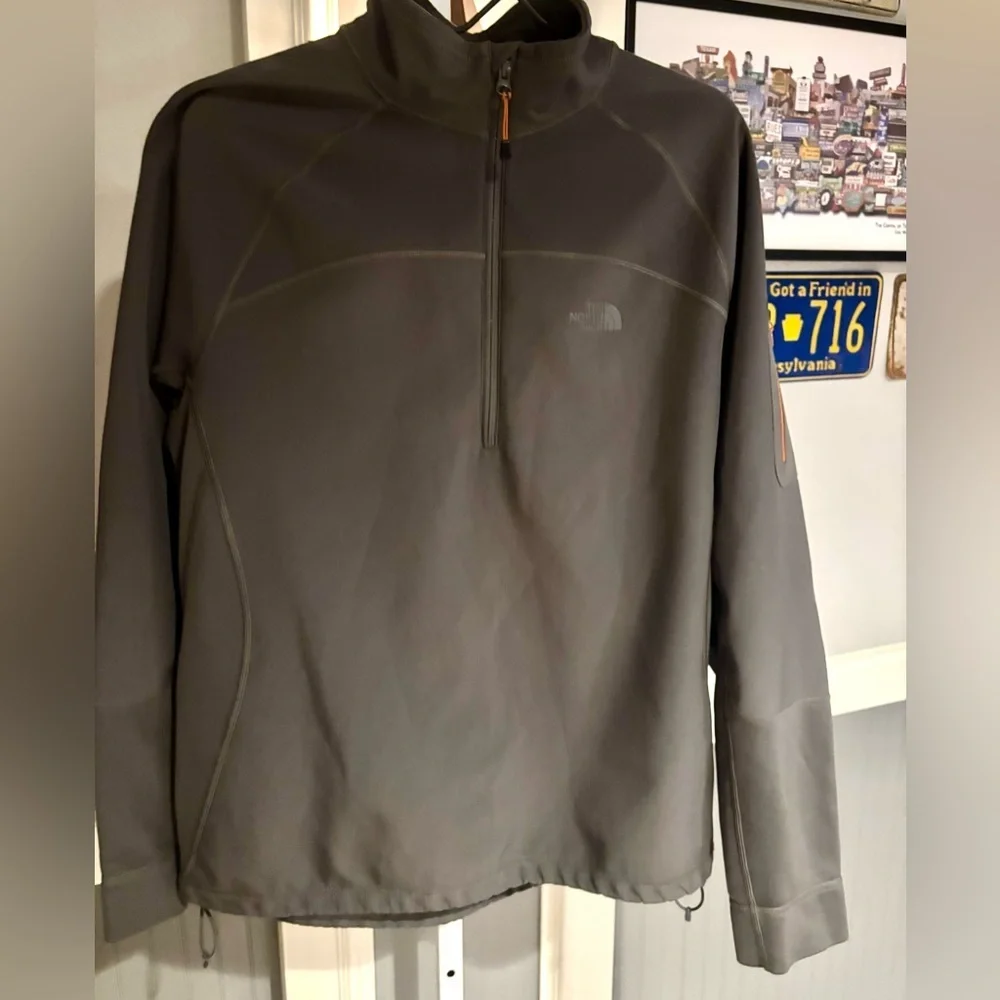 The North Face Fleece Jacket Mens Size Medium 1/4 Zip Size Large